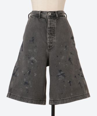 HAND PAINT DENIM SHORTS 16861 40028