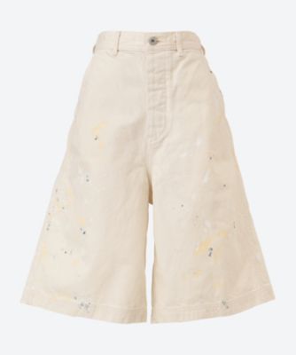 HAND PAINT DENIM SHORTS 16861 40028