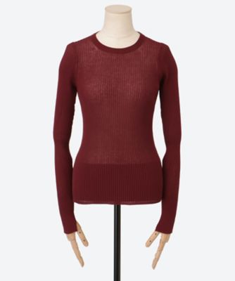 SHEER RIB KN LONG SLEEVE POLO 16861