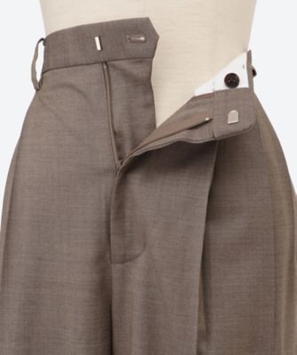 SUPER120'S CHAMBRAY WOOL 3TACK TR