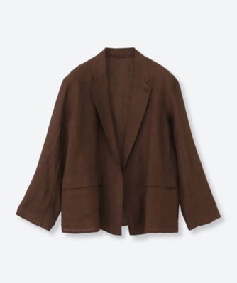 ＜YLEVE (Women)＞ＬＩＮＥＮ　ＰＯＰＬＩＮ　ＪＫ　１６８６１２００５６