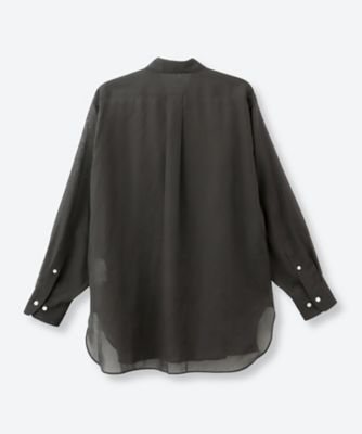 美品　定価3.9万　YLEVE イレーヴ 長袖シャツ COTTON VOILE LAWN LONG SLEEVE SH