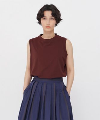 ＜MARGARET HOWELL (Women)＞カットソー　ＨＩＧＨＤＥＮＣＥ　ＰＩＱＵＥ　ＪＥＲＳＥＹ　ＴＯＰ　５７８６１５４００６