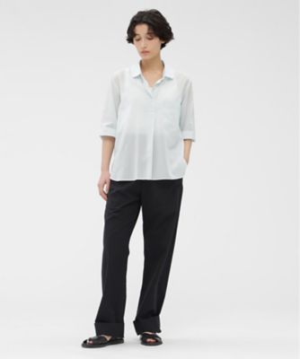 シャツ HIGH TWISTED COTTON VOILE SHIRT