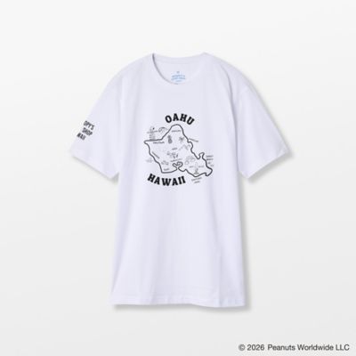 OAHU MAP TEE | SNOOPY'S SURF SHOP/スヌーピーズサーフ