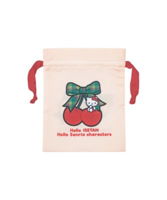 即売商品】リボン巾着 ハローキティ／マクミラン | ISETAN×Sanrio