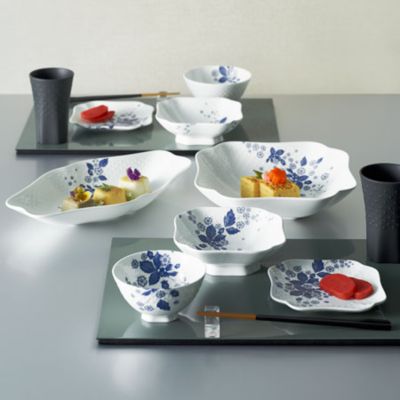  ストロベリーブルーム　5枚セット ストロベリー ブルーム インディゴ スモールプレート 5枚セット