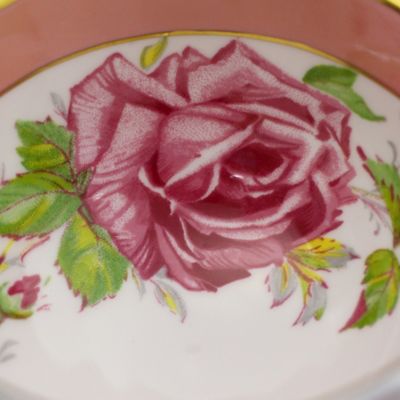 ☆ローザセンティフォーリア ティーカップ＆ソーサー ピンク | Aynsley