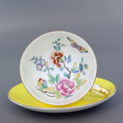 エインズレイ　ブルーベル　クリームイエロー　カップ　ソーサー　プレート SOLDOUT-イギリス 80s〜 Aynsley(エインズレイ) PEMBROKE(ぺン