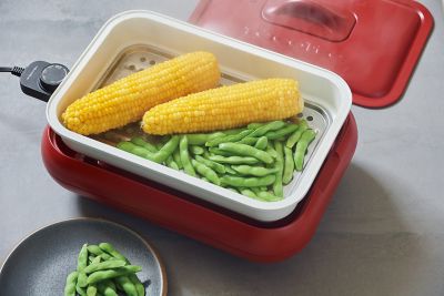ホットプレート専用セラミックスチーム深鍋