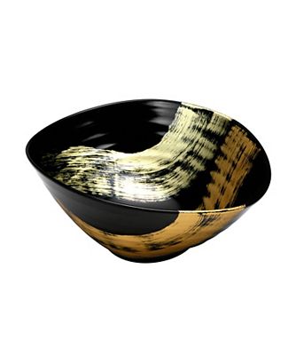 山田平安堂 サラダボウル 昇龍 サーバーセット : 漆器 山田平安