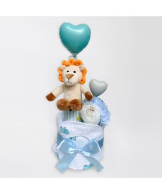 blossom39 (Baby & Kids)/ブロッサムサーティナイン ダイパーケーキ ベビーフレンズ おくるみ & ビブ ブルー ベビースリーパー・おくるみ【三越伊勢丹/公式】