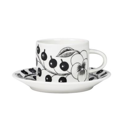 ARABIA/アラビア パラティッシ　コーヒーカップ＆ソーサー　ブラック