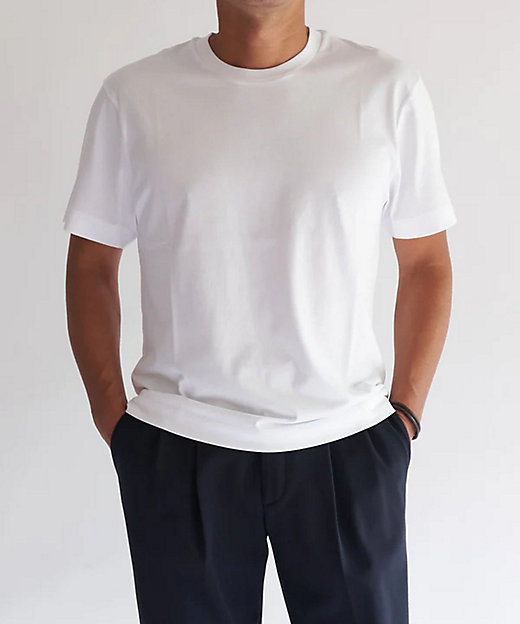 ＜三越伊勢丹/公式＞ クルーネックTシャツ WHITE トップス