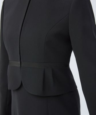 オンライン限定【オールシーズン・喪服・礼服・フォーマル用】ノーカラータックジャケット×Ａラインワンピース