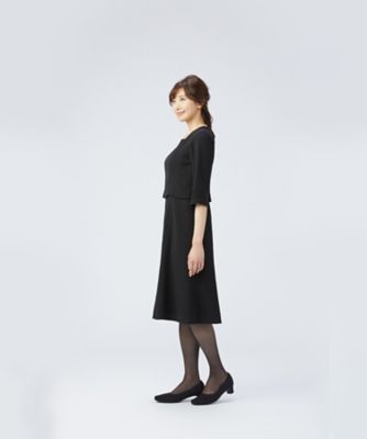 オールシーズン 喪服 礼服 フォーマル用 ショールカラージャケット セットアップ風ワンピース 三越伊勢丹オンラインストア 公式