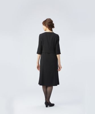 オールシーズン 喪服 礼服 フォーマル用 ショールカラージャケット セットアップ風ワンピース 三越伊勢丹オンラインストア 公式