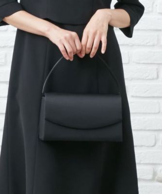 【喪服、礼服、ブラックフォーマル】バッグ、サブバッグ、パールネックレス、念珠、袱紗の日本製フォーマル小物５点セット