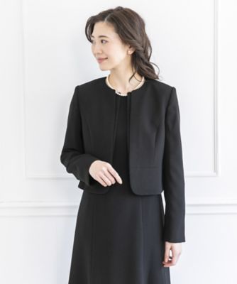 レディース◎【美品】PRIMERO ブラックセレモニー喪服礼服ワンピーススーツ