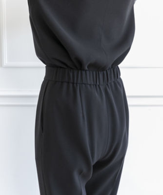 【オールシーズン・喪服・礼服・フォーマル】プルオーバー風ジャケット&times;ブラウス&times;パンツ３点セットアップスーツ