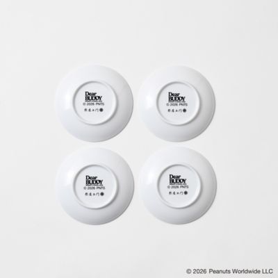 小皿 スヌーピー 4枚セット | ARITA PORCELAIN LAB/アリタポーセリン