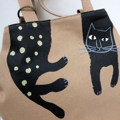 ★ねこプリントのリュック