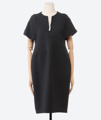 フレアスリーブパールスリットラインドレス YCD－923－866