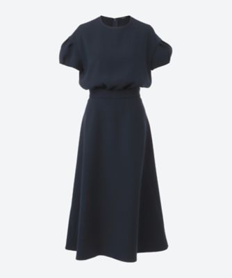 ＜YOKO CHAN＞パフスリーブレイヤードレス　ＹＣＤ－１２３－８７０