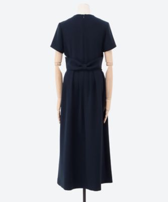 週末値下げ　極美品　ヨーコチャン　ハーフスリーブバックボウブラウス ハーフスリーブウエストタックバックボウドレス YCD―125―971