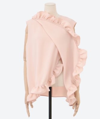 ノースリーブラップフリルブラウス YCB―225―467 | YOKO CHAN