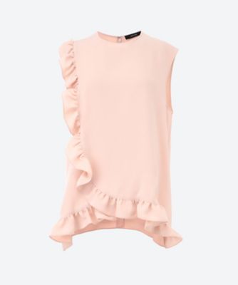 ノースリーブラップフリルブラウス YCB―225―467 | YOKO CHAN