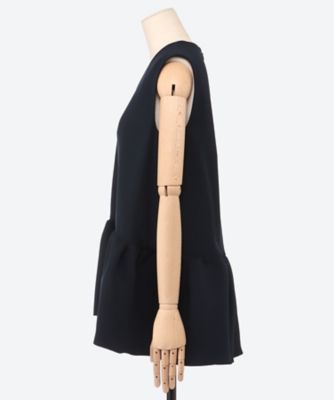 ノースリーブVネックヘムギャザーブラウス YCB－225－477