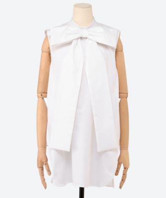 YOKO CHAN(ヨーコチャン) ボトルネックロングリボンドレス YOKO CHAN(ヨーコチャン) ボトルネックロングリボンドレス