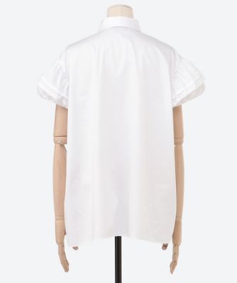 パフスリーブオーバーサイズコットンブラウス YCB―225―481