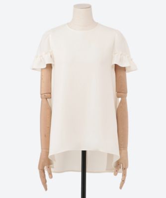 【極美品】YOKO CHAN 半袖ブラウス　レディース　オフホワイト M相当 楽天市場】yoko chan ブラウスの通販