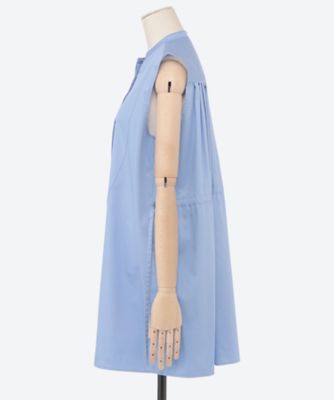 バックタイノースリーブコットンブラウス YCB―625―490 | YOKO