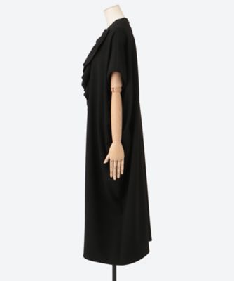 ボリュームラッフルドルマンスリーブマキシドレス YCD―325