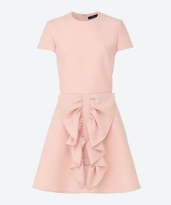 ＜YOKO CHAN＞ハーフスリーブボリュームラッフルドレス　ＹＣＤ―３２５―００５