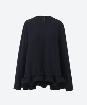 ＜YOKO CHAN＞ロングスリーブフリルブラウス　ＹＣＢ―３２５―４９９