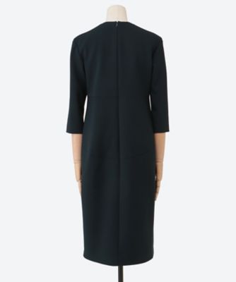 ボリュームラッフルパールスリットラインドレス YCD－425