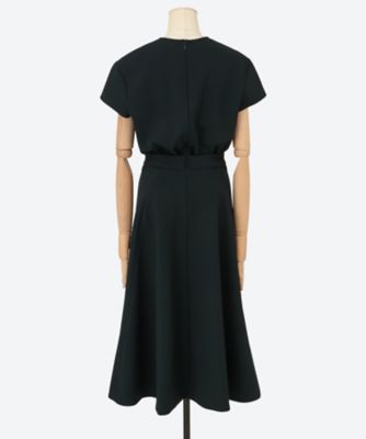 ハーフスリーブレイヤードミディドレス YCD－425－012 | YOKO