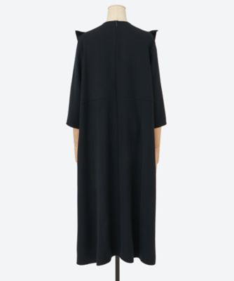 ロングスリーブフロントフリルラインドレス YCD－425－013