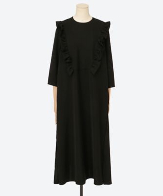 ロングスリーブフロントフリルラインドレス YCD－425－013