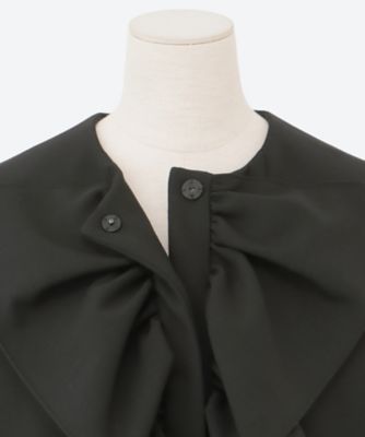 美品♡YOKO CHAN ヨーコチャン ビジュー ショートコート 黒 ヨーコ チャンのアウター 中古通販 | ブランディア