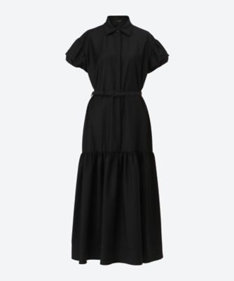 ＜YOKO CHAN＞パフスリーブミディシャツドレス　ＹＣＤ―１２６―０２４