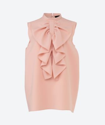 ＜YOKO CHAN＞ボトルネックボリュームラッフルブラウス　ＹＣＢ―１２６―５２４