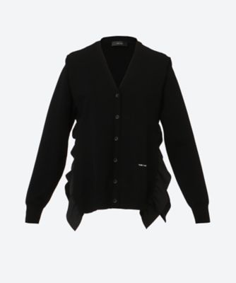 ＜YOKO CHAN＞サイドフリルショートカーディガン　ＹＣＮ―１２６―１０２