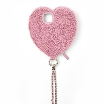 ＜ajew＞ａｊｅｗ　ｆｌｕｆｆｙ　ｄｒｅｓｓ　ＨＥＡＲＴ　ｃａｓｅ　ｓｈｏｌｄｅｒ　ＡＪ０２＿０５９