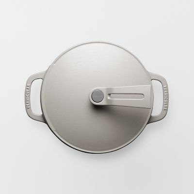 【新品】バーミキュラ オーブンポット2 18cm マットリネンベージュ オーブンポット 2 18cm セルフスタンディングリッド[マットリネン