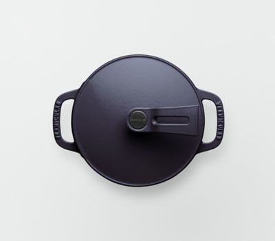 オーブンポット２　ＭＩＮＩ（１４ｃｍ）【オーシャンネイビー】（セルフスタンディングリッド）